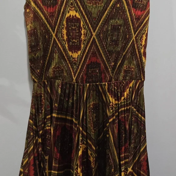 Colorful Geometric Patterned Dress - Picture 6 of 6